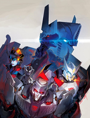 Previews' Transformers-themed catalog by Sarah Stones (September, 2014)