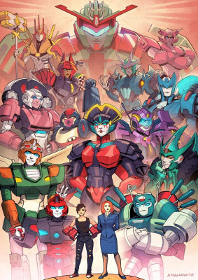 Ladies of Transformers tribute  print [2018]