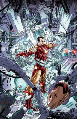 Iron Man Vol. 3 #1 variant cover by DustinWeaver [September 16, 2020]