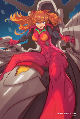 Asuka Langley Soryu/Asuka Shikinami Langley by ironpinky [2019]