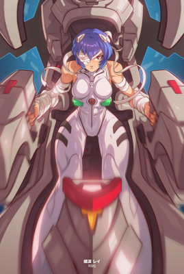 Rei Ayanami by ironpinky [2019]