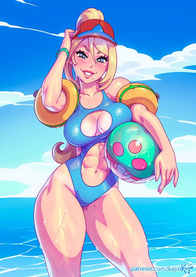 Samus Bikini 1 by kajinman_art [2019]
