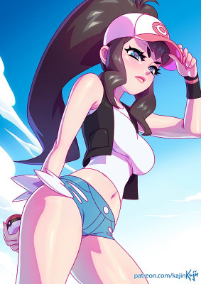 You are challenged by Best Waifu Trainer Touko! by kajinman_art [2019]