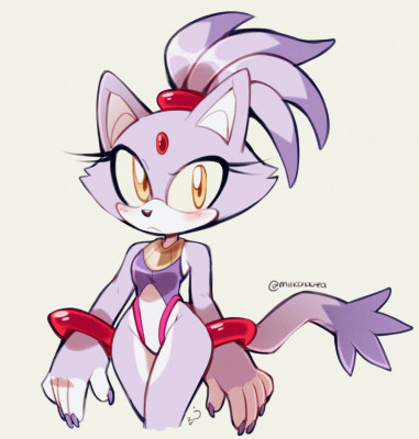 Blaze the Cat by MilkChaoTea [2020]