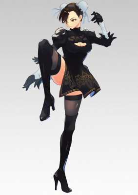 2B Chun Li by pkenshiq [2020]