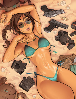 Lara Croft Swimsuit by vashperado [2020]