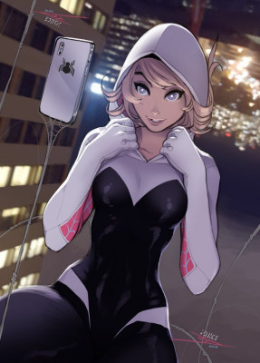 Spider-Gwen Mask Off [2018]