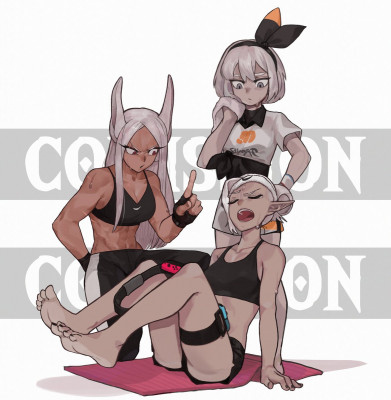 Coach Miruko and Bea by boridongja [2020]
