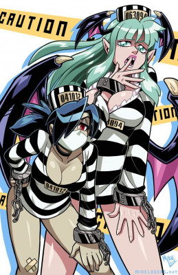 Morrigan and Valentine Cops by Mike Luckas [2016]