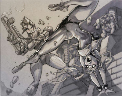 SF Chun-Li vs. Juli commission by Eddie Nunez [2019]