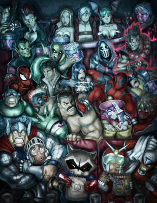 MvC3 pinup by Joverine [2008]