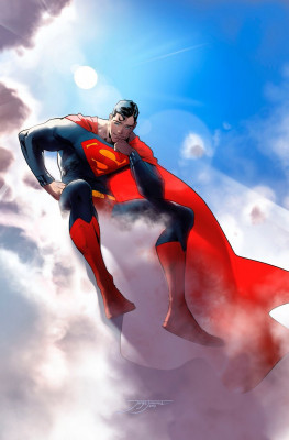 Superman Action Comics #1000 pinup by Jorge Jimenez [2018]