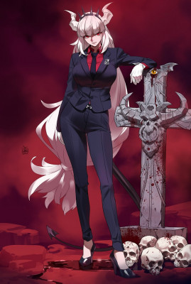 Helltaker Lucifer by ydh2101 [2020]