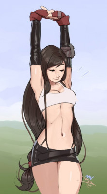 FFVII Tifa fanart by vashperado [2020]