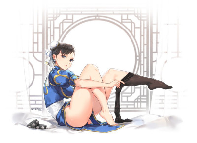 Chun-li fanart by 黒井ススム [2020]