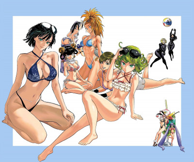 EhT2kTfWoAEEZ4x.jpg (438.91 KiB) Viewed 60161 times One Punch Man bikinis by Murata
