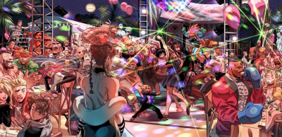 Street Fighter party by Panzer [2020]