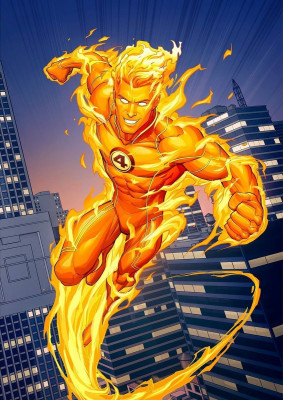 F4 Human Torch by Patrick Brown [2020]