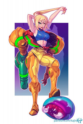 Samus is ready by kajinman_art [2020]