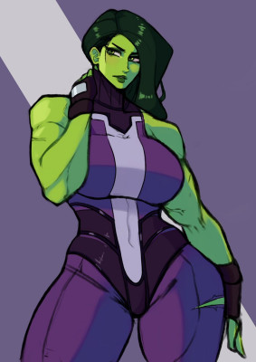 She-Hulk sketch by Zpark_Art [2020]