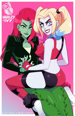 Harley and Ivy, sitting in a tree, m-u-r-d-e-r-i-n-g by Mike Luckas [2020]