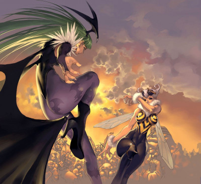 EjN0aXsWAAAneTH.jpg (173.87 KiB) Viewed 388351 times Morrigan VS Q-Bee by Hyung-Tae Kim