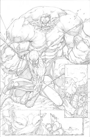 Avenging Spider-Man Volume 1 issue #1 page 14 (Pencil)