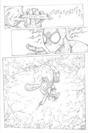 Avenging Spider-Man Volume 1 issue #1 page 15 (Pencil)