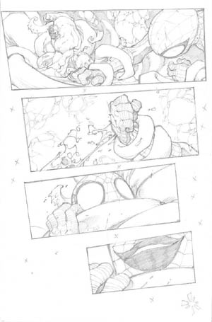 Avenging Spider-Man Volume 1 issue #1 page 18 (Pencil)