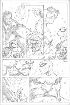 Avenging Spider-Man Volume 1 issue #2 page 11 (Pencil)