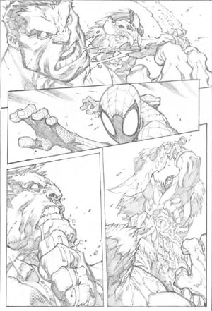 Avenging Spider-Man Volume 1 issue #2 page 19 (Pencil)