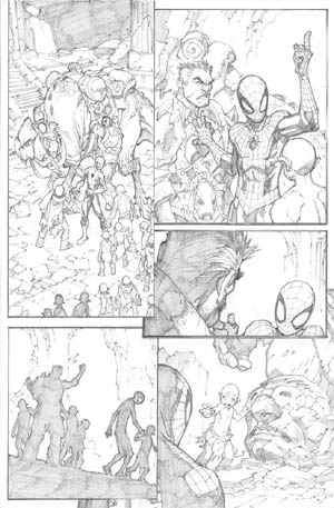 Avenging Spider-Man Volume 1 issue #3 page 3 (Pencil)