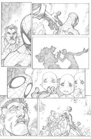 Avenging Spider-Man Volume 1 issue #3 page 4 (Pencil)