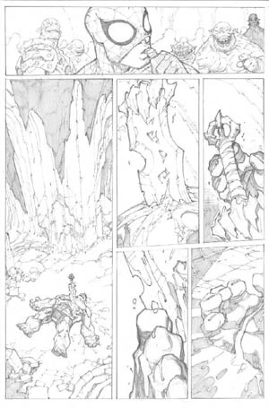 Avenging Spider-Man Volume 1 issue #3 page 9 (Pencil)