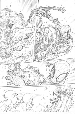 Avenging Spider-Man Volume 1 issue #3 page 10 (Pencil)
