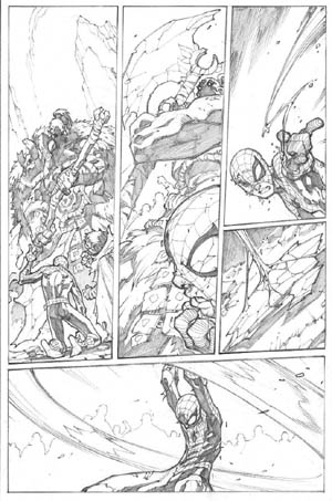 Avenging Spider-Man Volume 1 issue #3 page 12 (Pencil)