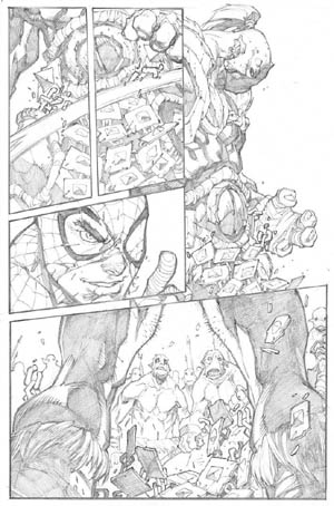 Avenging Spider-Man Volume 1 issue #3 page 13 (Pencil)