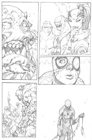 Avenging Spider-Man Volume 1 issue #3 page 14 (Pencil)