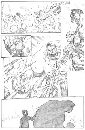 Avenging Spider-Man Volume 1 issue #3 page 18 (Pencil)