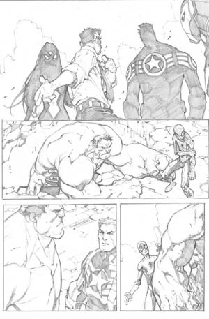 Avenging Spider-Man Volume 1 issue #3 page 19 (Pencil)