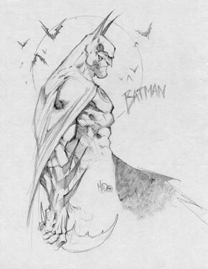 Batman sketch gift for Tim Townsend (Pencil)