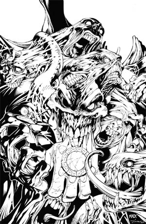 Battle Chasers #7 cover (Ink)