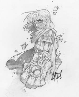 Battle Chasers Anthology Gully sketch (Pencil)