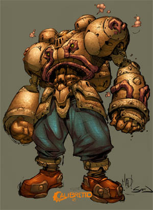 Battle Chasers Calibretto sketch (Color)