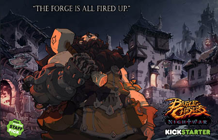 Battle Chasers NightWar Blacksmith wallpaper