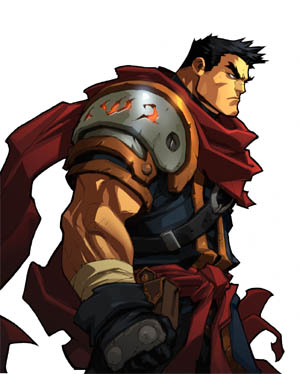 Battle Chasers Nightwar in-game Garrison Portrait (Color)