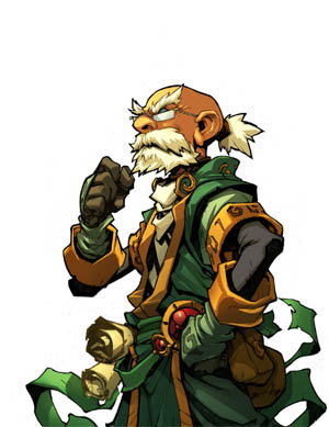 Battle Chasers Nightwar in-game Knolan Portrait (Color)