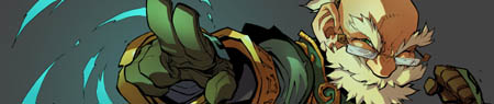 Battle Chasers NightWar Knolan in game burst art (Color)