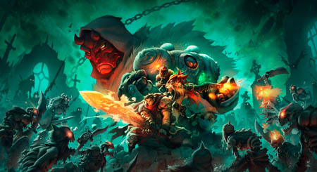 Battle Chasers Nightwar key art 2 wallpaper variants