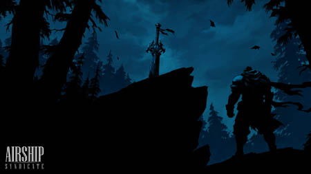 Battle Chasers Nightwar title screen & 1st wallpaper